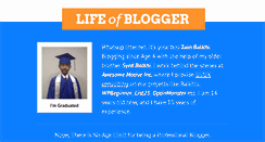 Desktop Screenshot of lifeofblogger.com